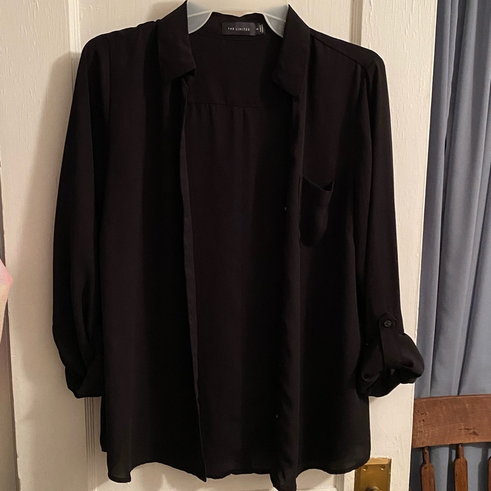 The Limited Black button up